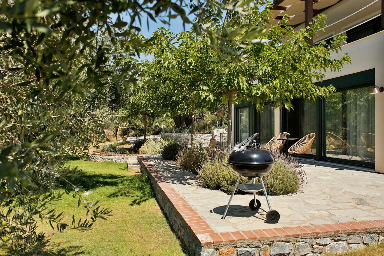 Beach Front Villa Melani Mytilene ภายนอก รูปภาพ